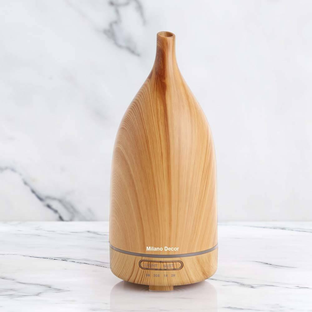 Milano Decor 100ml Ultrasonic Aroma Diffuser - Light Wood