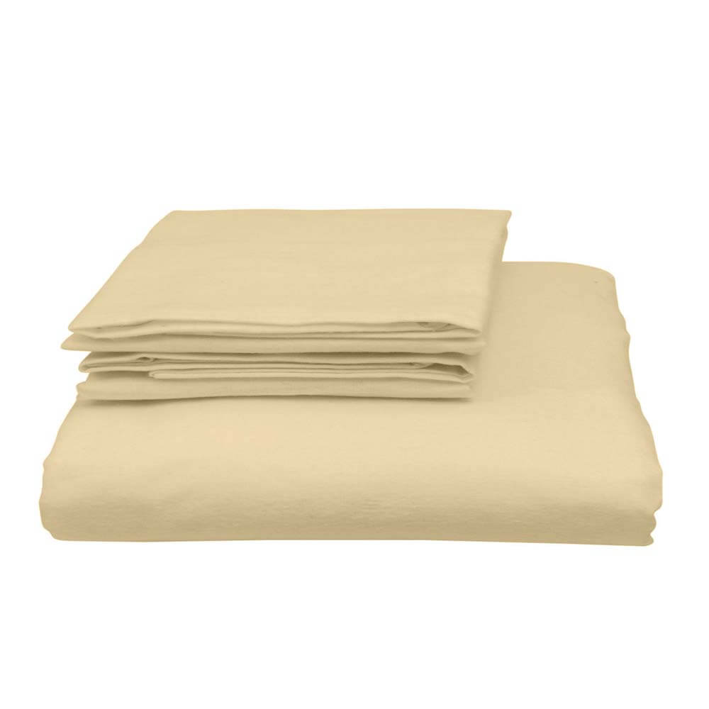 Royal Comfort Blended Bamboo Quilt Cover Set King Oatmeal