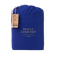 Royal Comfort Washed 100% Cotton Sheet Set Queen Royal Blue