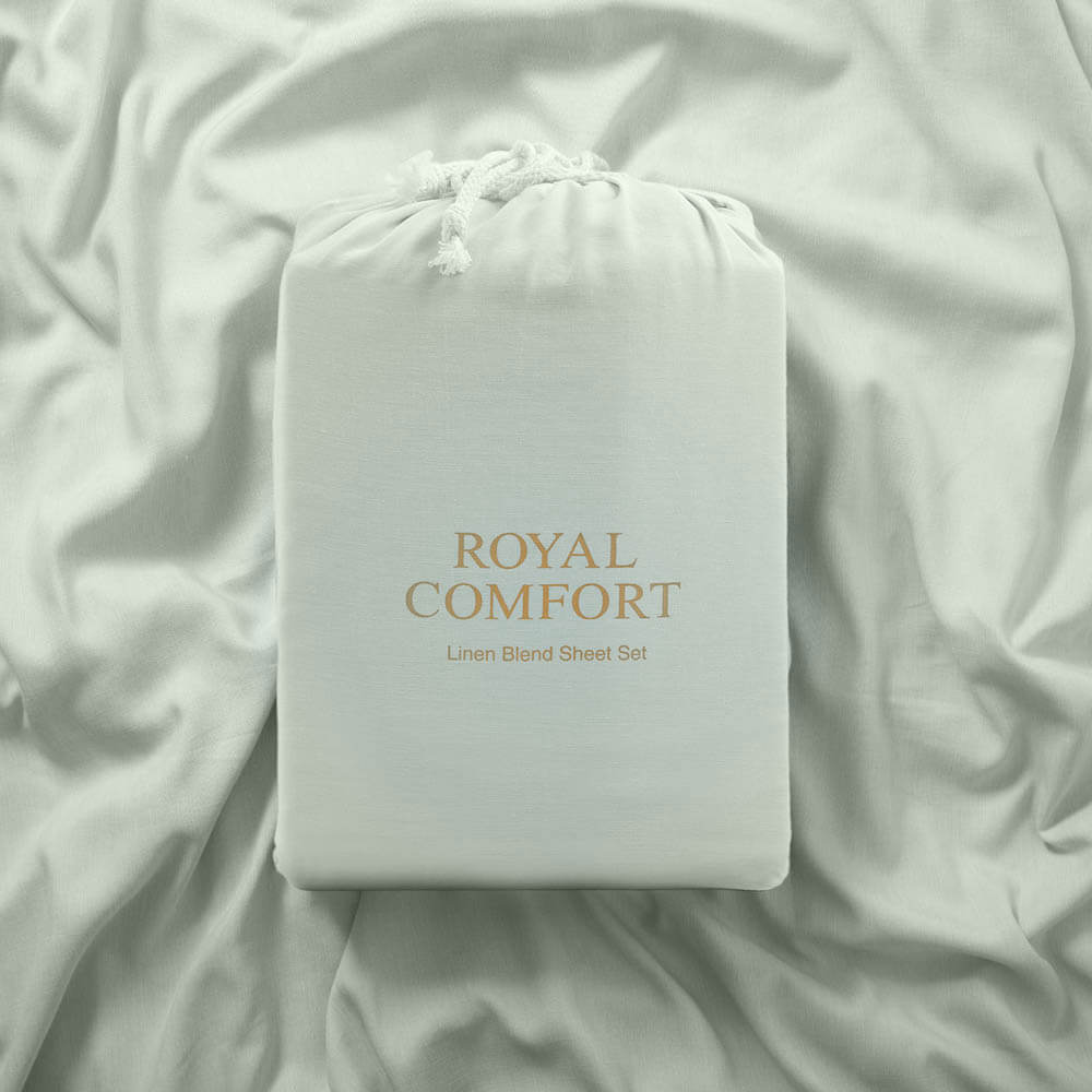 Royal Comfort  Blend Sheet Set Queen Sage Green