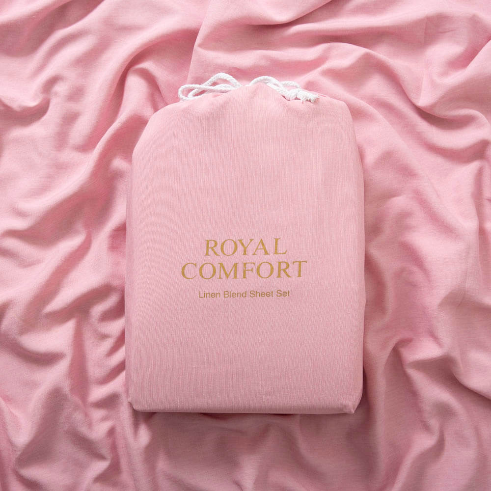 Royal Comfort Blend Sheet Set King Mauve