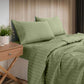 Royal Comfort Kensington 1200TC 100% Cotton Stripe Sheet Set Double Olive
