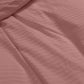 Royal Comfort Kensington 1200TC 100% Cotton Stripe Quilt Cover Set SuperKing Desert Rose