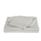 Royal Comfort Kensington 1200TC 100% Cotton Stripe Quilt Cover Set Super King Grey