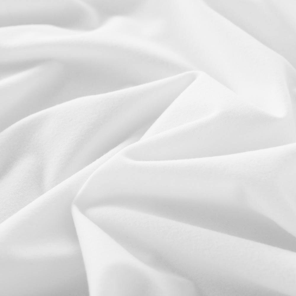 Royal Comfort Polar Fleece Flannel Sheet Set Single White
