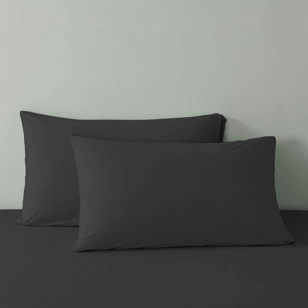 Royal Comfort Jersey Cotton Quilt Cover Set King Charcoal Marle