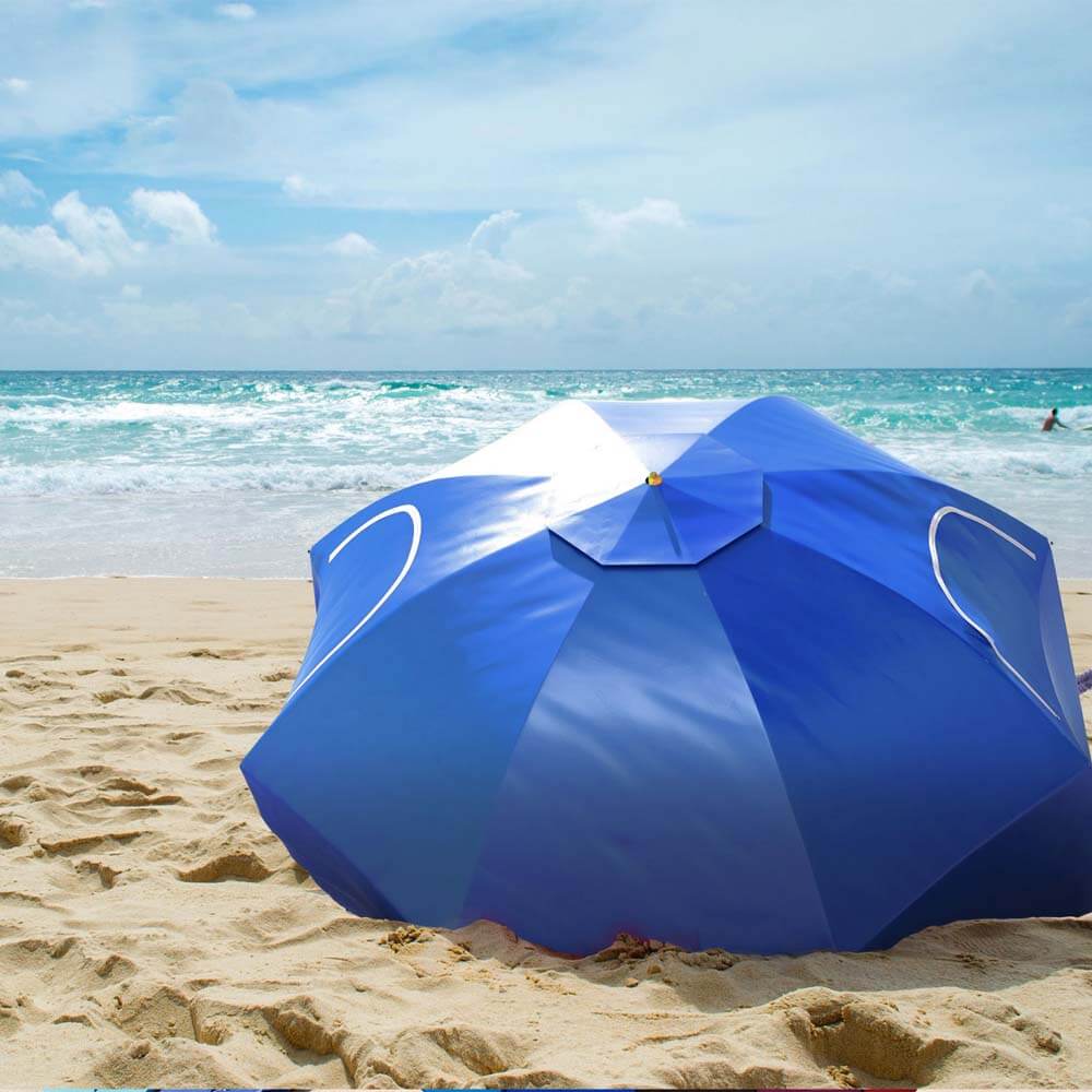 Havana Beach Umbrella - Blue