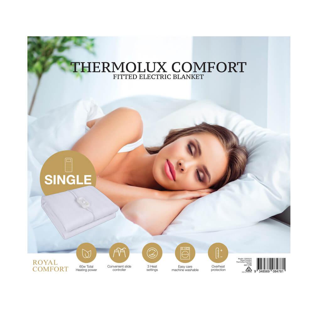 Royal Comfort Thermolux Comfort Single Electric Blanket