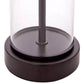 East Side Table Lamp Black with Black Shade