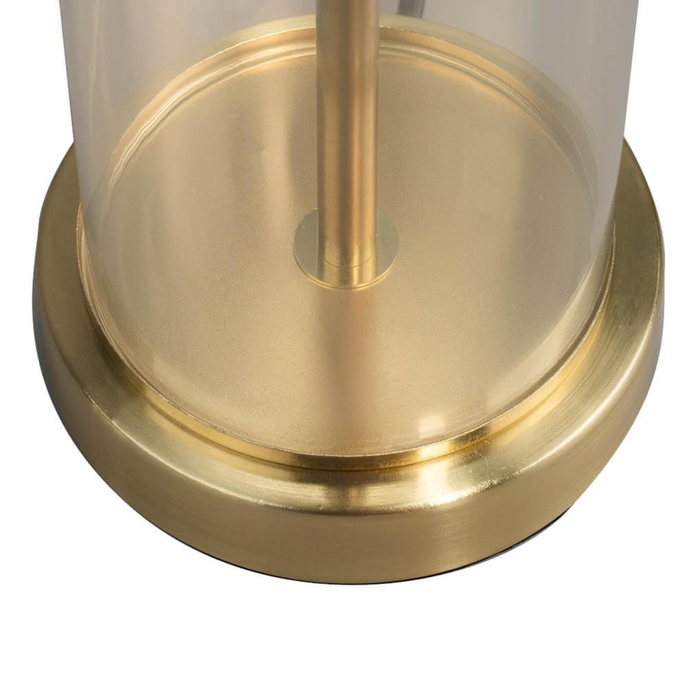 East Side Table Lamp Brass with Black Shade
