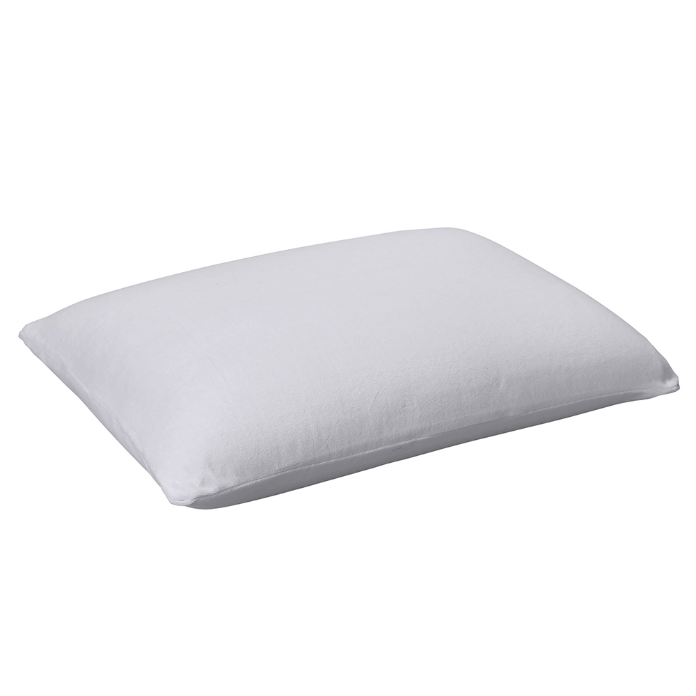 Deep Sleep Memory Foam Pillow Standard Low Profile White standard