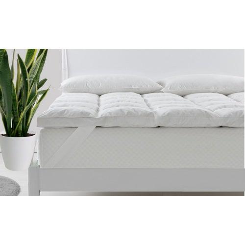 Royal Comfort Duck Feather and Down Single Size Mattress Topper 1800 GSM