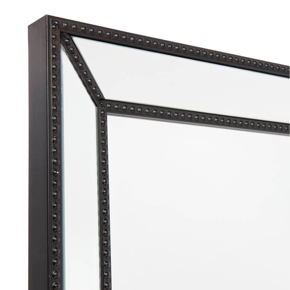 Zeta Wall Mirror Medium Black