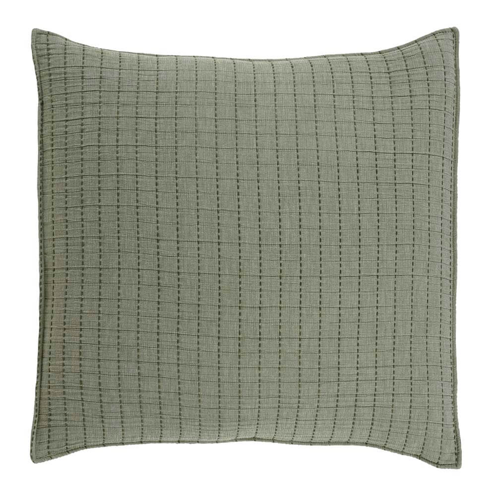 Bari European Pillowcase Green