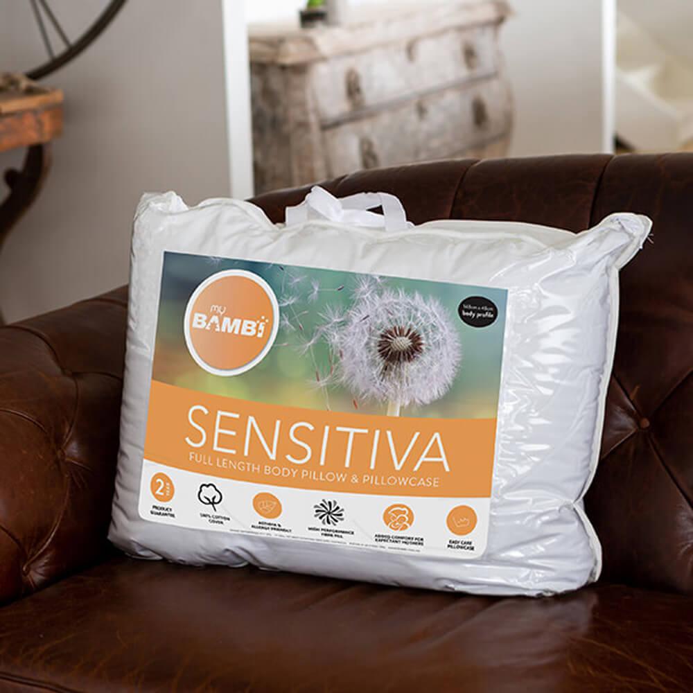 Sensitiva Polyester Body Pillow - With Case