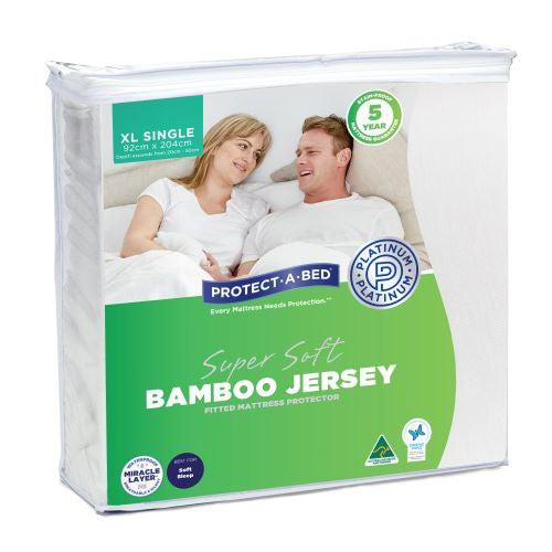 Bamboo Jersey XL Single Mattress Protector