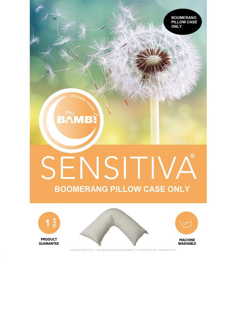 Sensitiva Polyester Boomerang Pillow - Case Only