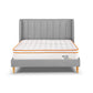 Channel Upholstered Double Bed Frame