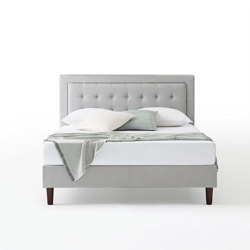 Tufted Button Upholstered Single Bed Frame