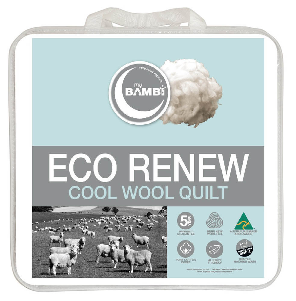 Eco Renew Cool Wool King Quilt