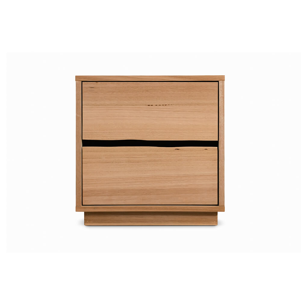 Luna Timber 2-Drawer Bedside Table