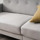 Lisa 3 Seat Sofa Light Grey