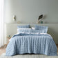 Langston Comforter Set Blue Queen/King