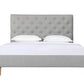 Ruby Upholstered Queen Bed Frame with USB Port