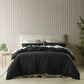 Acacia Quilt Cover Set Charcoal Single