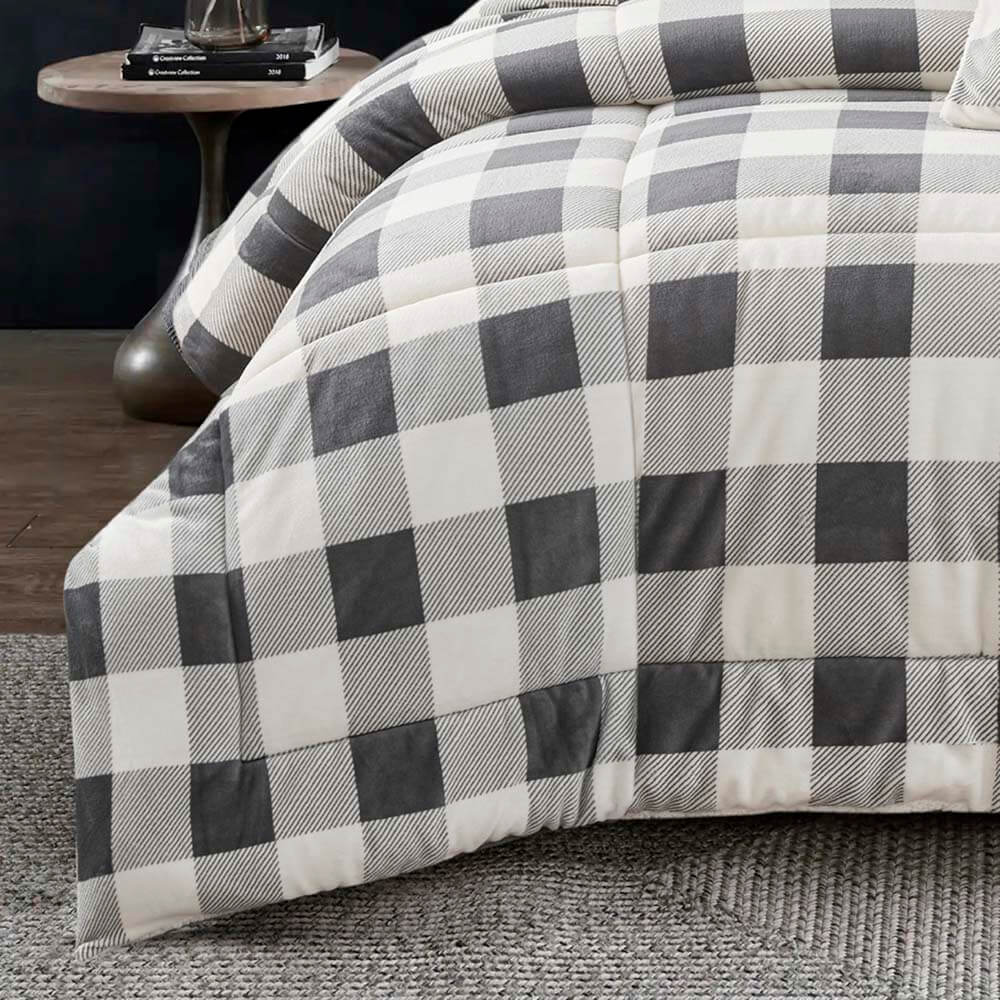 Naya Comforter Set Charcoal Single/Double