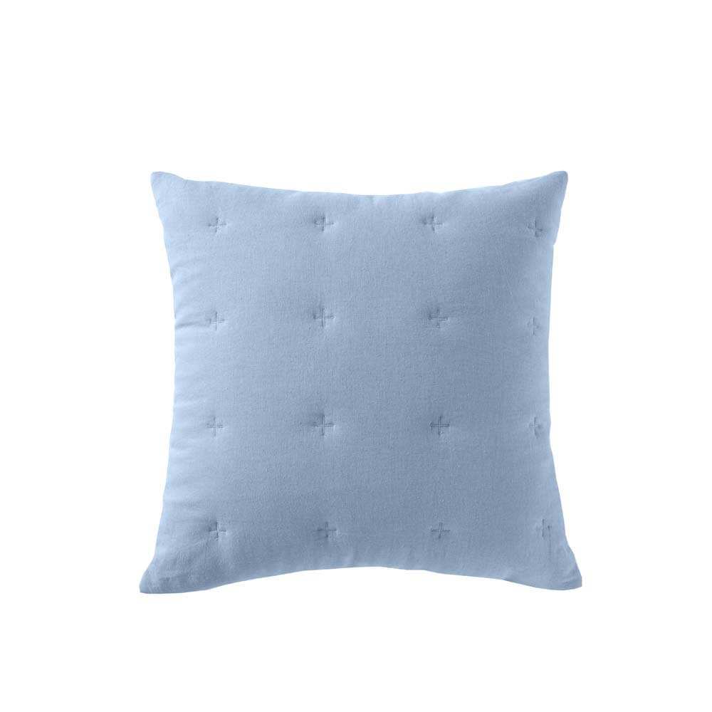 Langston Square Cushion Blue