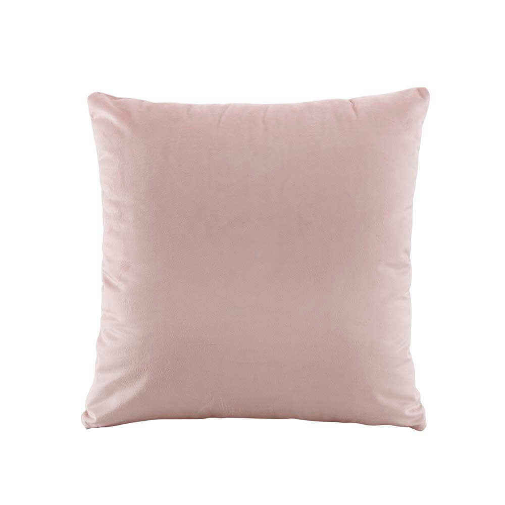 Vivid Square Cushion Velvet Blush