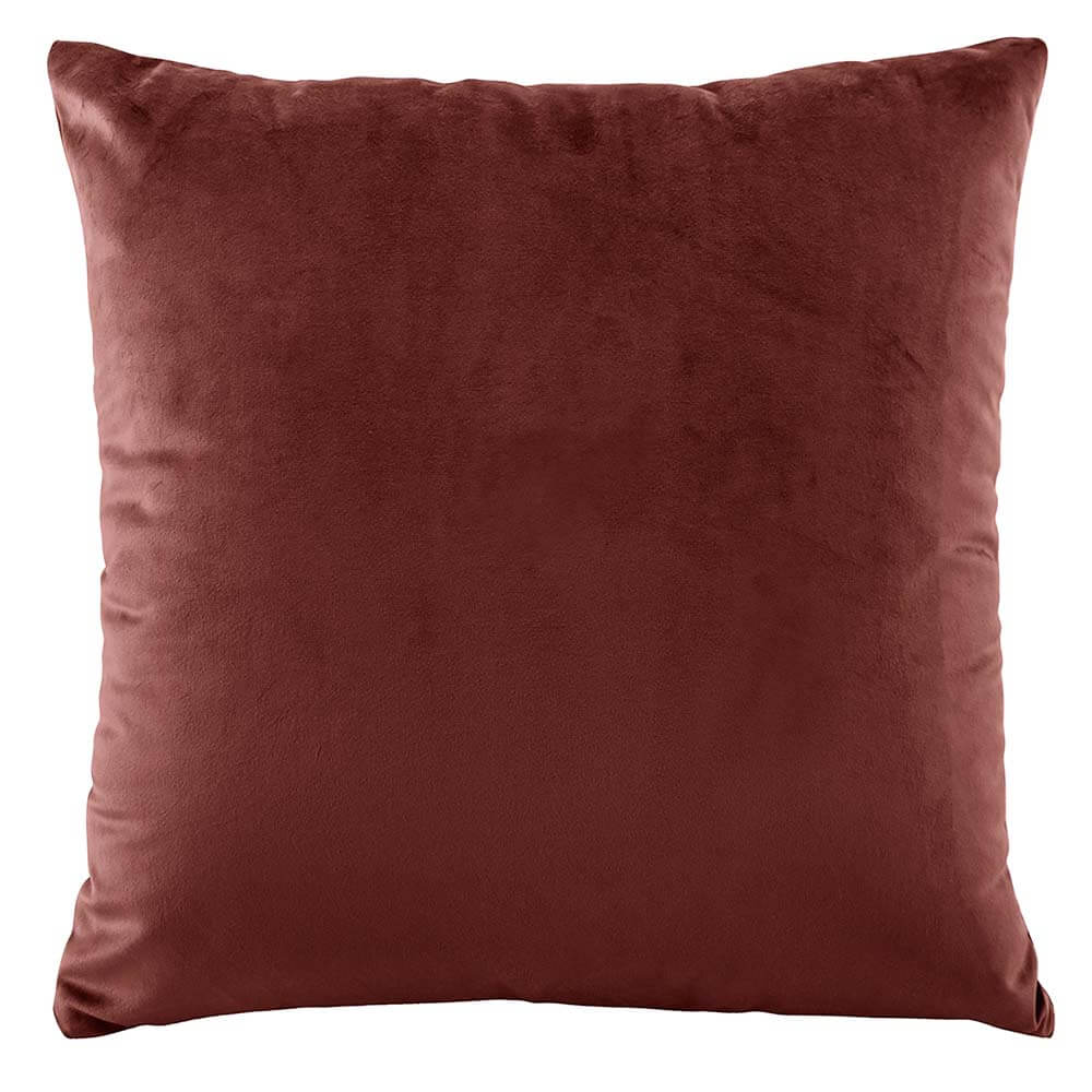 Vivid Velvet European Pillowcase Terracotta