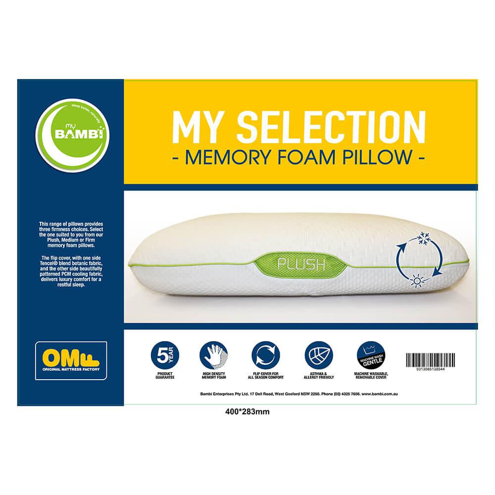 Memory Foam Pillow Plush