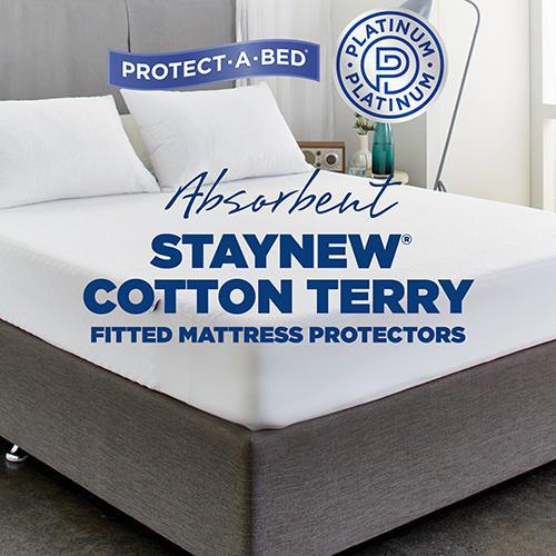 Cotton Terry Queen Mattress Protector