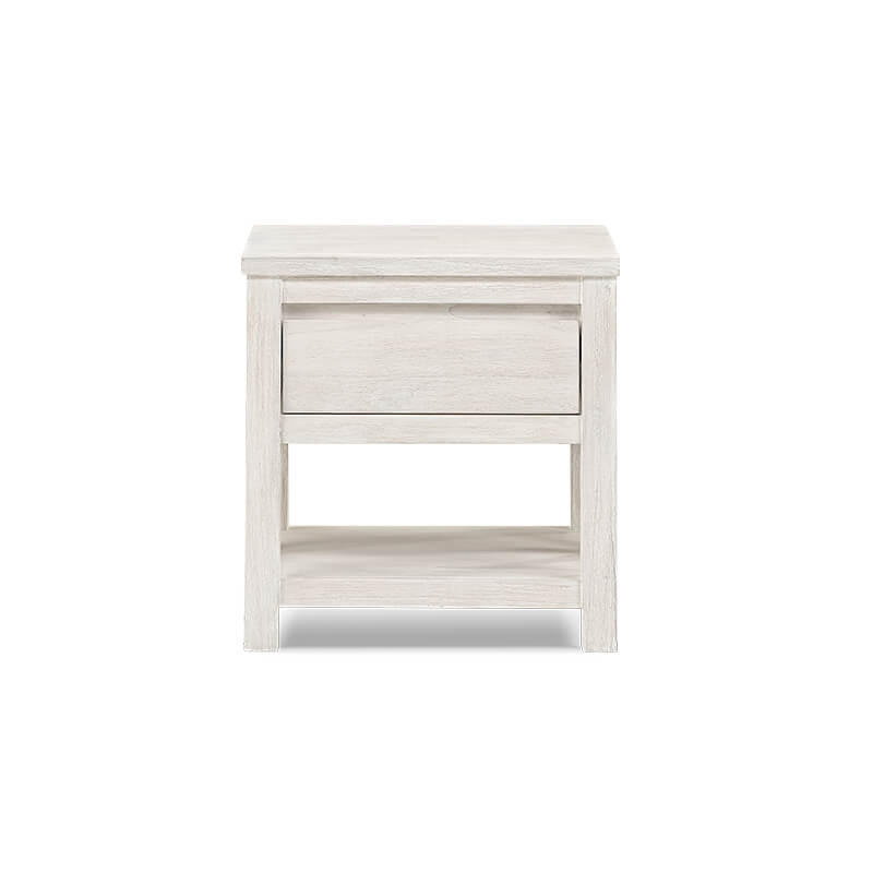 Riviera Bedside Table White