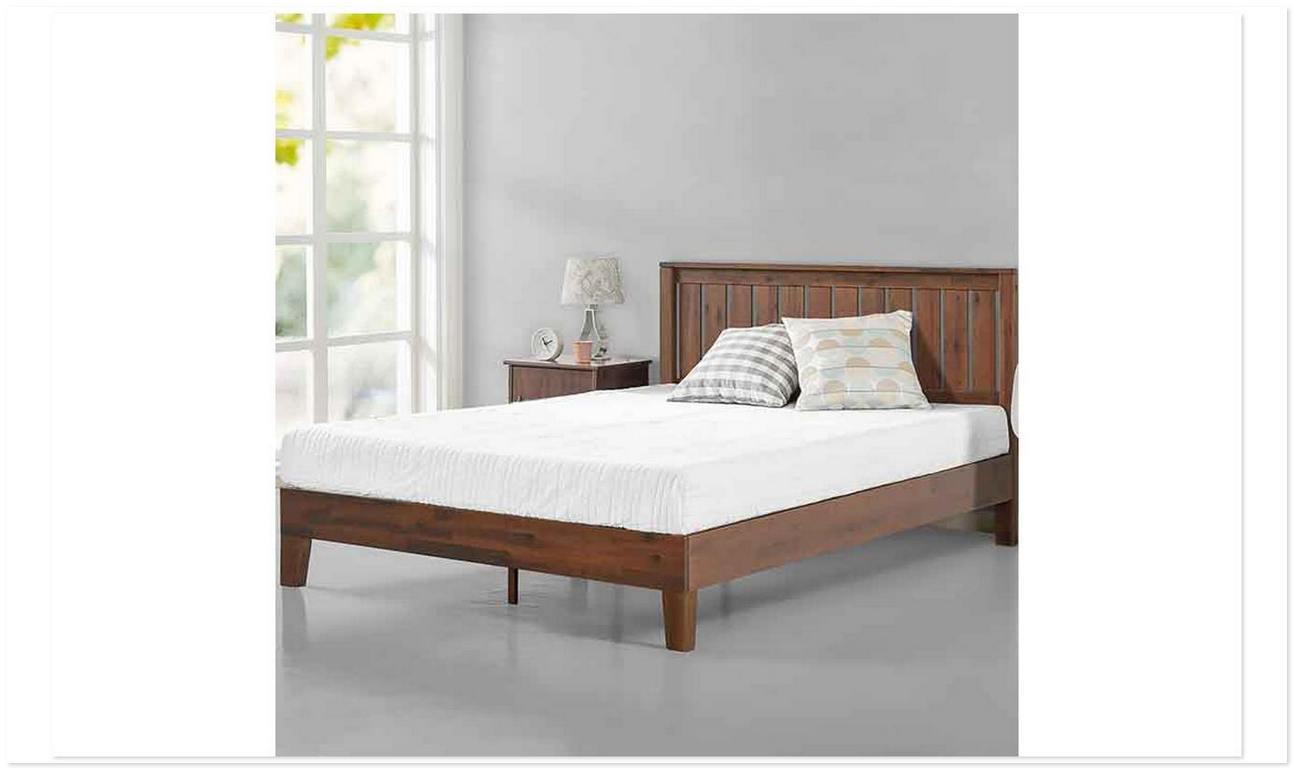Ritzy Solid Wood Bed Frame - Antique Expresso | Original Mattress Factory  Australia