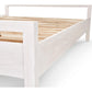 Riviera Slat Spaced Queen Bed Frame Brushed White
