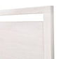 Riviera Slat Spaced Queen Bed Frame Brushed White