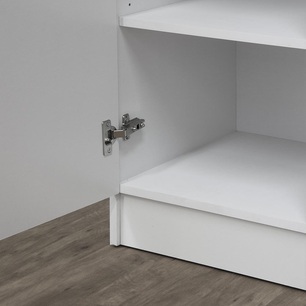 Multi-purpose Broom Cupboard - White